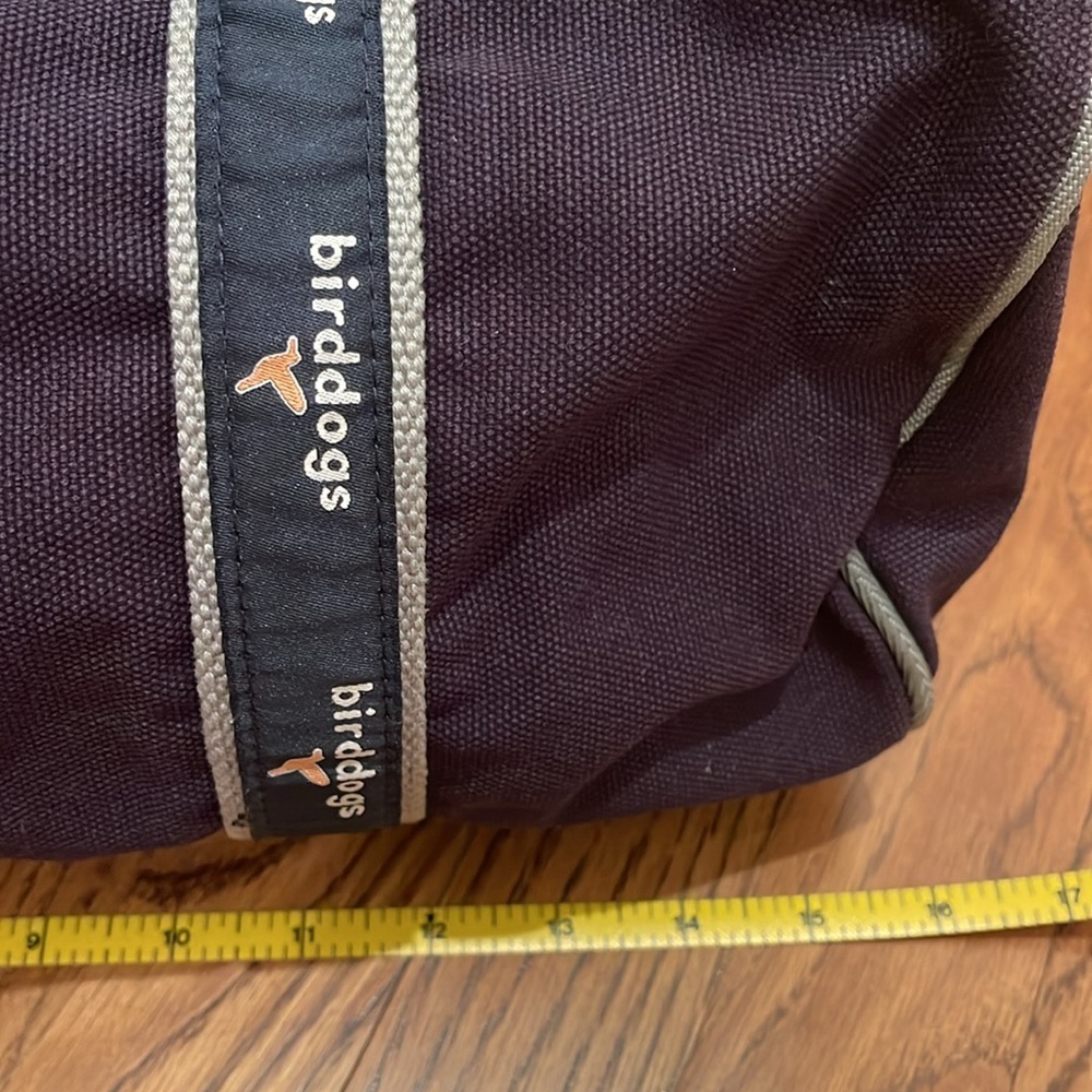 Bird Dogs Duffle Bag Blue Gym Carry On Monogram Logo Straps - Picture 5 of 6